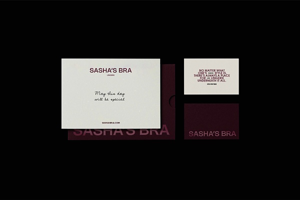 Фирменный стиль для бренда нижнего белья ӏ Sasha's Bra