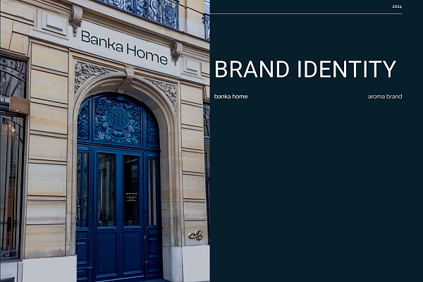 Фирменный стиль для арома бренда "Banka Home"